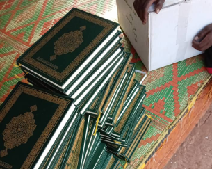 Qur’an distribution Kani Kunda village